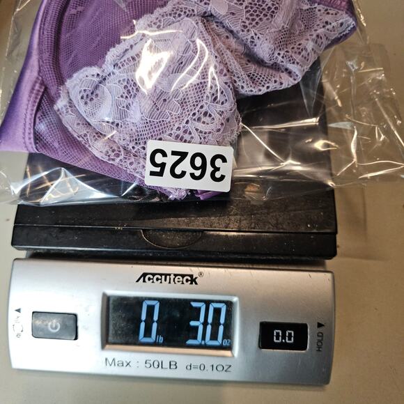 Adore Me Sexy Lavender Purple Lace Bra Women's size 40D 3625 - Picture 7 of 7